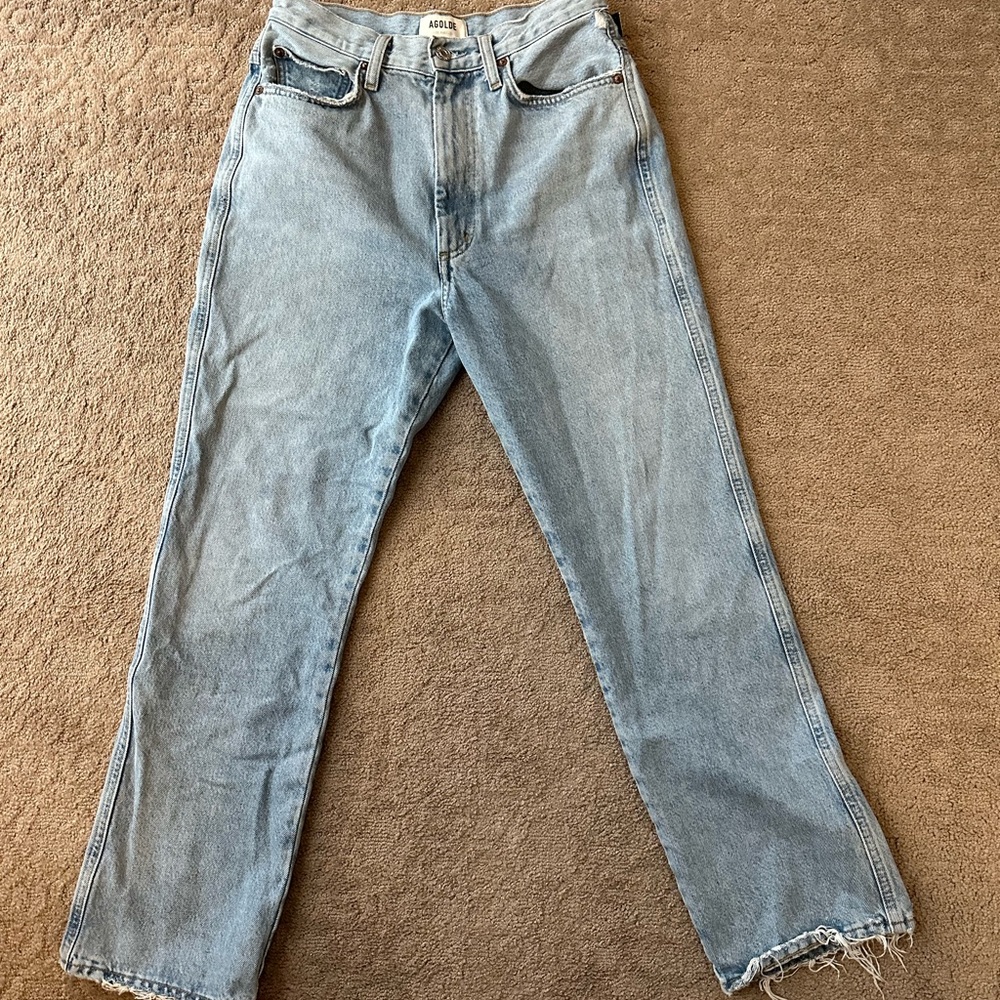 Agolde High Rise Pinch Waist Jeans 27